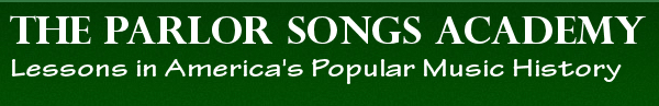 Parlor Songs in search of popular American Song